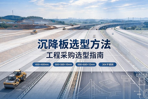 景东沉降板选择方法