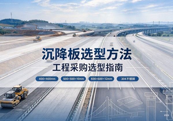景东沉降板选择方法